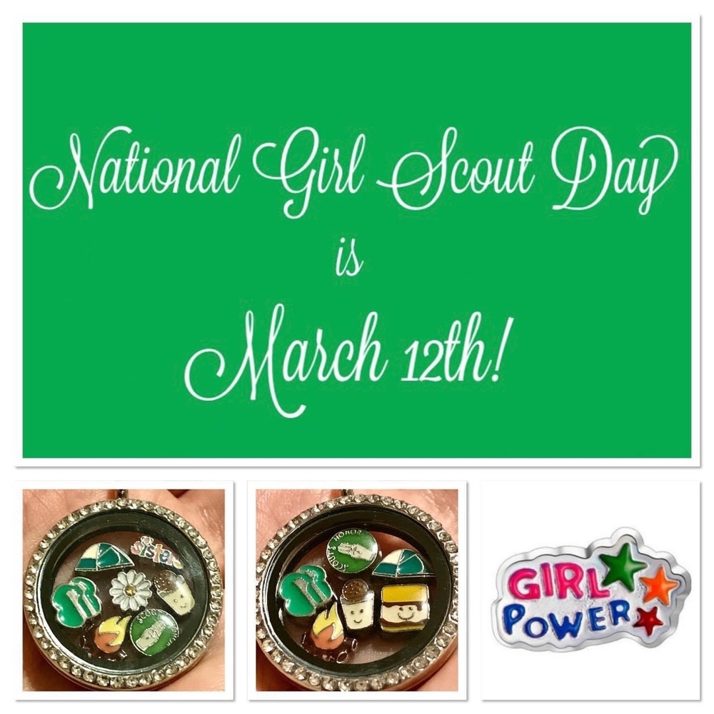 3/12/23 is Nat’l Girl Scout Day! 1st 3 people will get BOGO FREE LOCKETS!